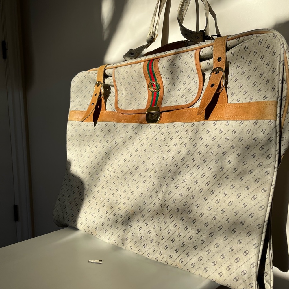 Rare Vintage Gucci Bag Monogram,Travel bag